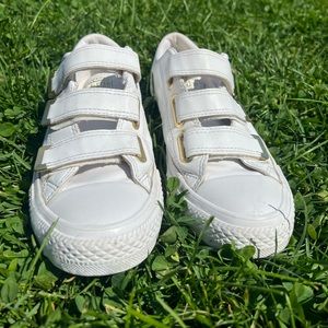 White Leather Converse